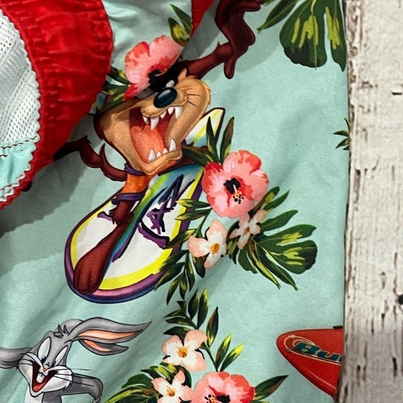 Looney Tunes Cartoon Summer Beach Swim Trunks Shorts Swimwear - Picture 5 of 6